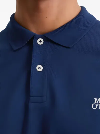 Marc O'polo Cotton Polo Shirt In Blue