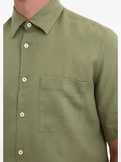 Marc O'polo Button-down Short-sleeves Shirt In Green