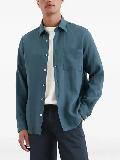 Marc O'polo Button-up Shirt In Blue