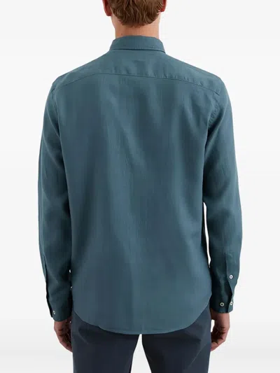 Marc O'polo Button-up Shirt In Blue