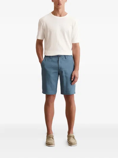 Marc O'polo Elasticated-waistband Shorts In Blue