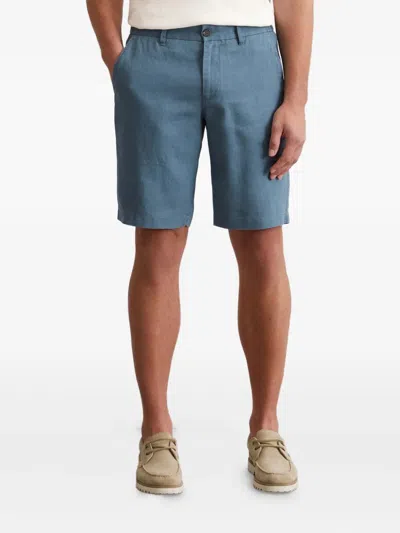 Marc O'polo Elasticated-waistband Shorts In Blue