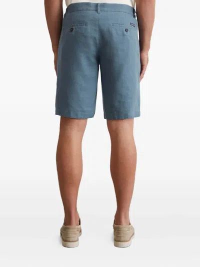 Marc O'polo Elasticated-waistband Shorts In Blue