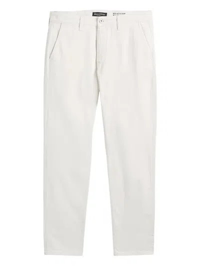 Marc O'polo Logo-patch Jeans In White
