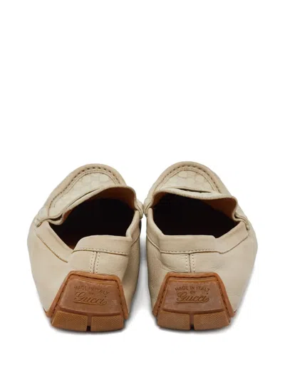 Pre-owned Gucci Leather Loafers