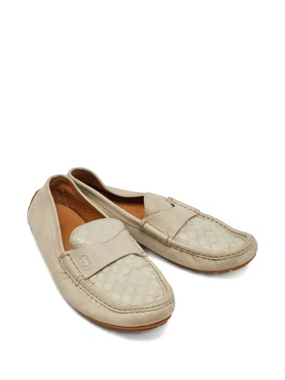 Pre-owned Gucci Leather Loafers