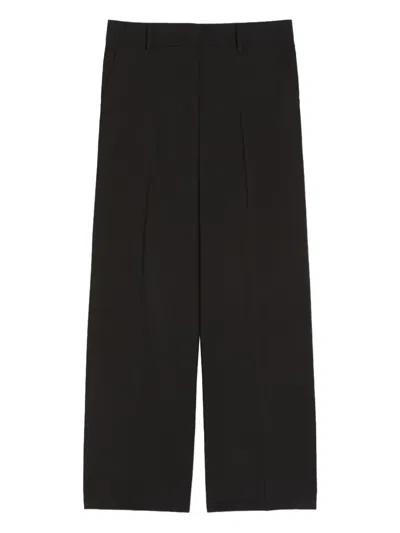 Weekend Max Mara Visivo Palazzo Trousers In Black