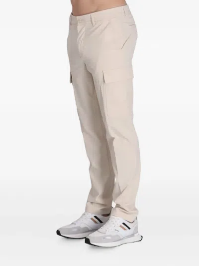 Hugo Boss Cargo-style Utility Trousers In Neutral