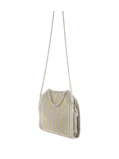 Stella Mccartney Falabella Striped Metallic Bag