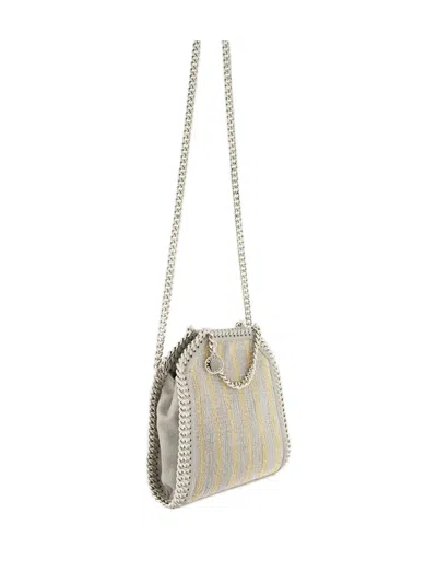 Stella Mccartney Falabella Striped Metallic Bag