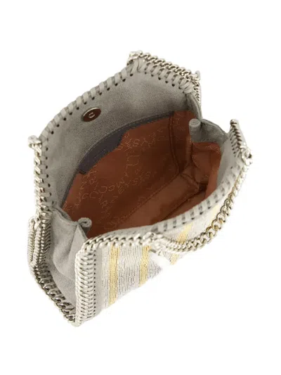 Stella Mccartney Falabella Striped Metallic Bag