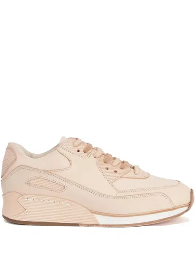 Hender Scheme Leather Panelled Sneakers In Neutral