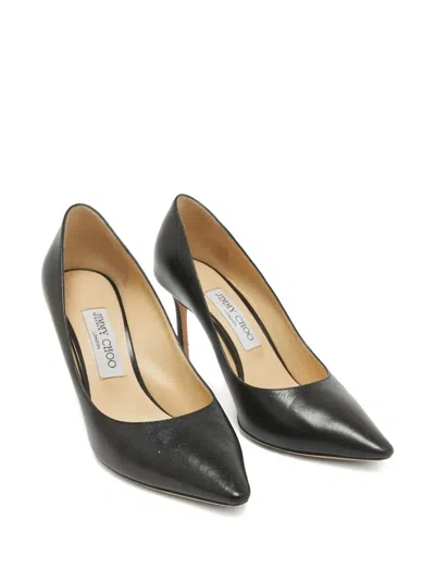 Pre-owned Jimmy Choo 85mm Leather Pointed-toe Pumps