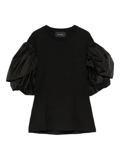 Simone Rocha Ruffled-sleeves T-shirt