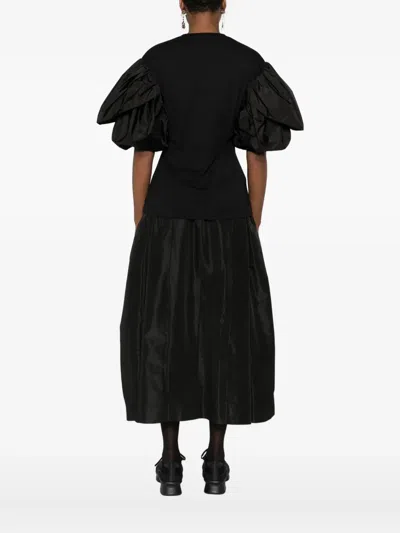 Simone Rocha Ruffled-sleeves T-shirt