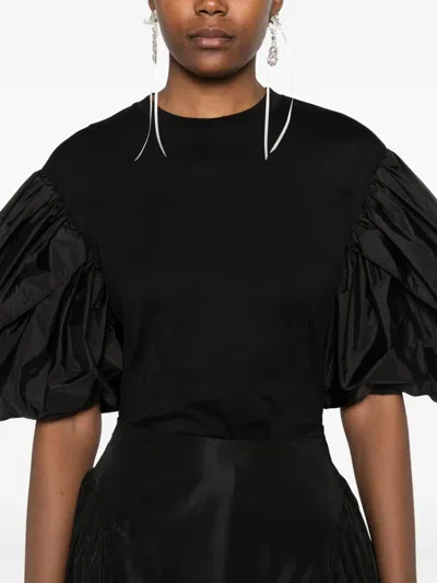 Simone Rocha Ruffled-sleeves T-shirt