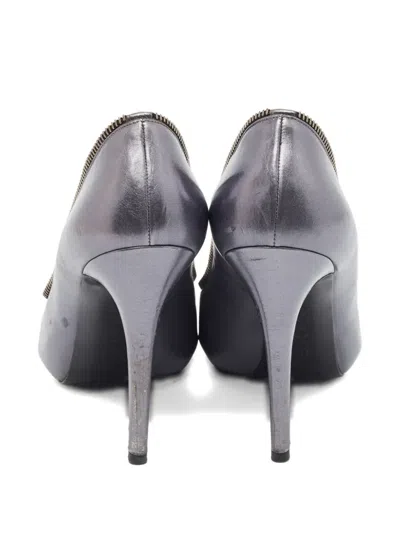 Pre-owned Alexander Mcqueen Leather Heel Pumps