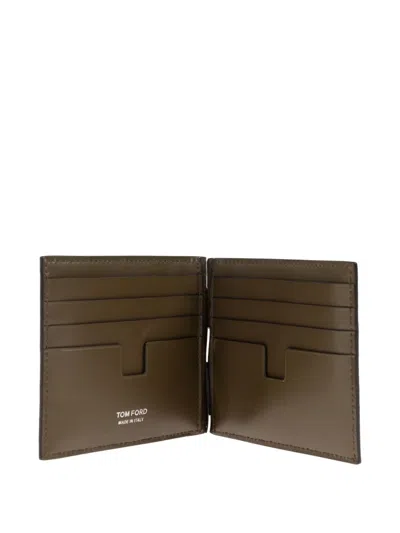 Tom Ford Crocodile-effect Leather Cardholder
