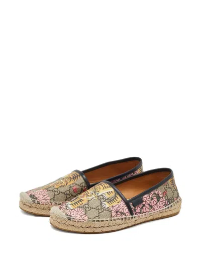 Pre-owned Gucci Gg Sumpreme Canvas Espadrilles