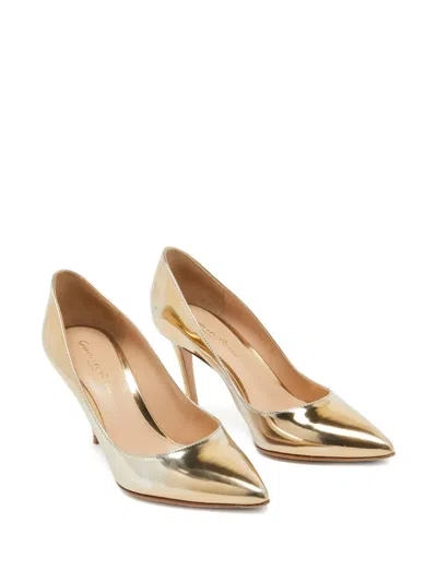 Pre-owned Gianvito Rossi 80mm Leather Heeled Pumps
