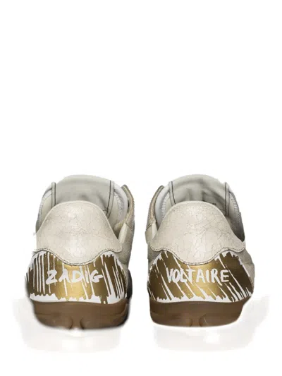 Zadig & Voltaire Fly Wings Sneakers In Brown