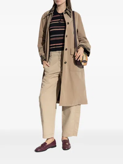 Ps By Paul Smith Seam-detail Trousers In Neutral