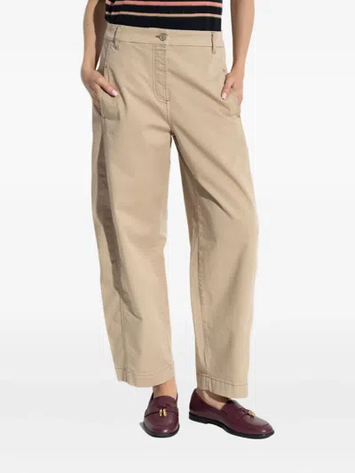 Ps By Paul Smith Seam-detail Trousers In Neutral