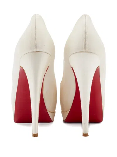 Pre-owned Christian Louboutin 2024 Peep Toe Platform Pumps