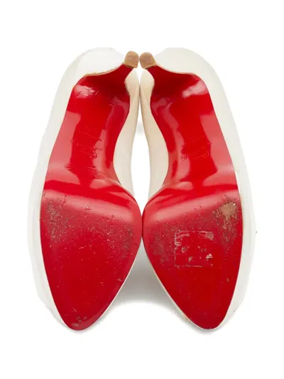 Pre-owned Christian Louboutin 2024 Peep Toe Platform Pumps