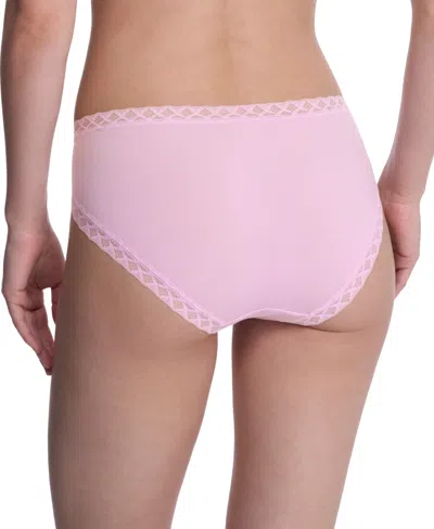 Natori Bliss Lace-trim Cotton French-cut Brief Underwear 152058