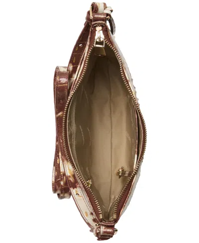 Brahmin Katie Melbourne Embossed Leather Crossbody In Brown