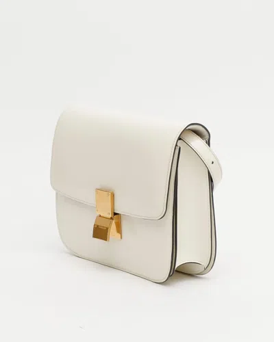 Celine Céline Classic Box Bag In White