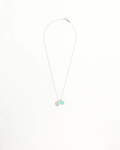 Tiffany & Co Return To Mini Double Heart Pendant Necklace