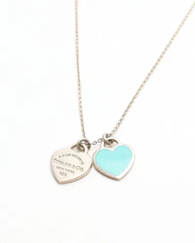 Tiffany & Co Return To Mini Double Heart Pendant Necklace