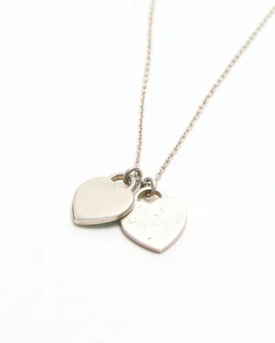 Tiffany & Co Return To Mini Double Heart Pendant Necklace