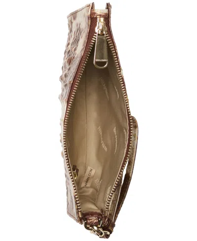 Brahmin Daisy Melbourne Embossed Leather Clutch