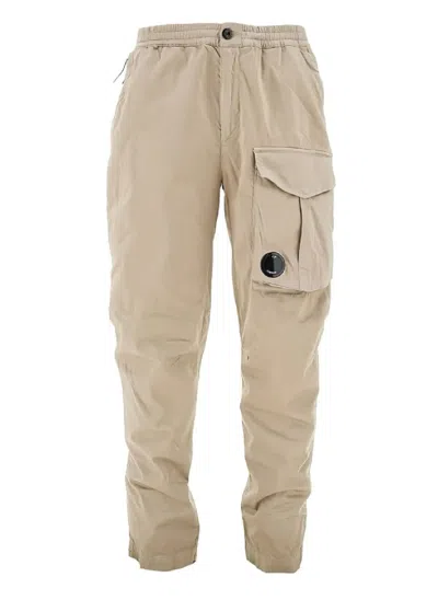 C.p. Company Stretch Sateen Regular Cargo Pant In Neutral