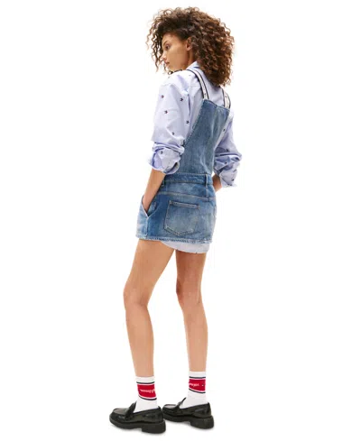 Tommy Jeans Tommy Girl Women's Denim Dungaree Dress