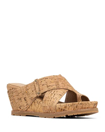 Donald Pliner Irini Platform Wedge Sandal In Neutral