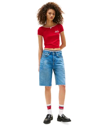Tommy Jeans Tommy Girl Women's Logo Baby Tee