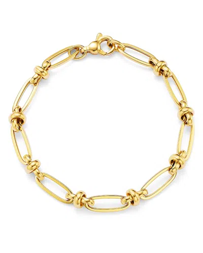 Bloomingdale's Fine Collection Paperclip Link Chain Bracelet In 14k Yellow Gold