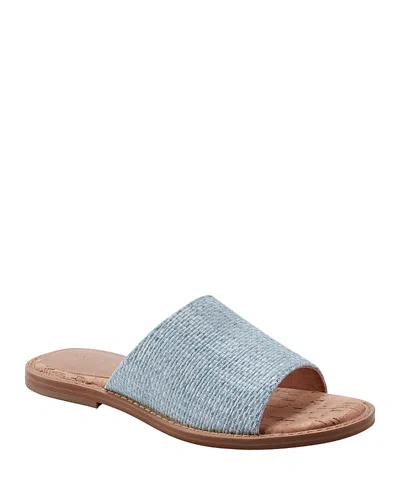 Marc Fisher Ltd Grayce Slide Sandal In Blue