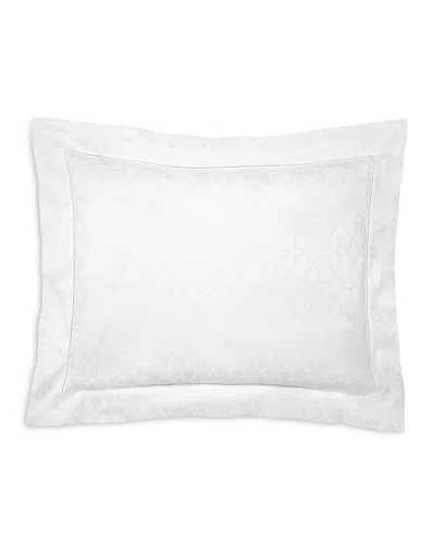 Pratesi Cotton Romanica King Sham Pillowcase In White