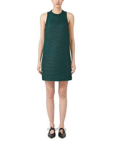 Max Mara Didone Dark Green Jersey Dress In Green