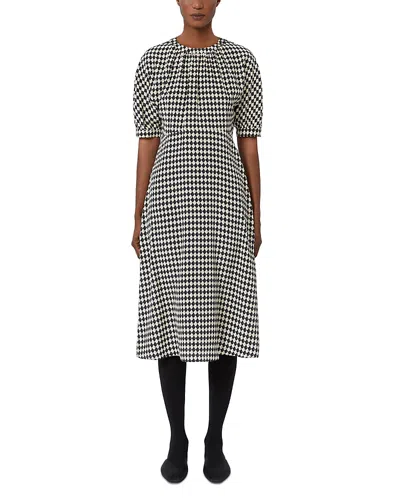 Max Mara Printed Crepe De Chine Dress In Multi
