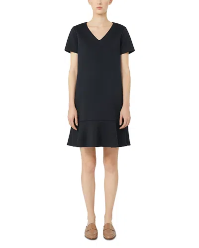 Max Mara Jersey Mini Dress In Black