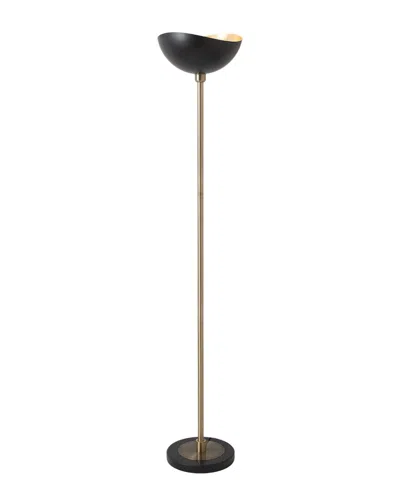 Nova Of California Luna Bella Torchiere Floor Lamp With Dimmer In Black