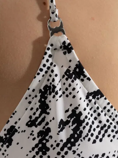 Tory Burch T Monogram String Bikini Top In Multi