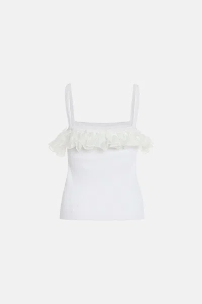 Alessandra Rich Top  Woman Color White In White