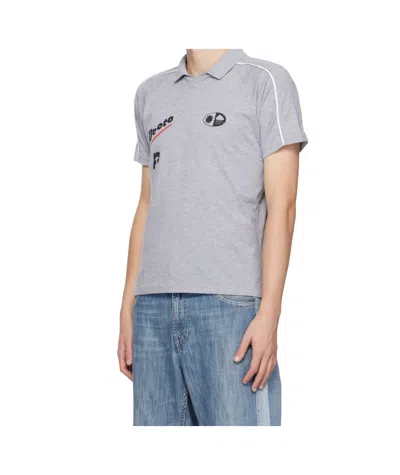 Prototypes Gray Referee Polo In Gray